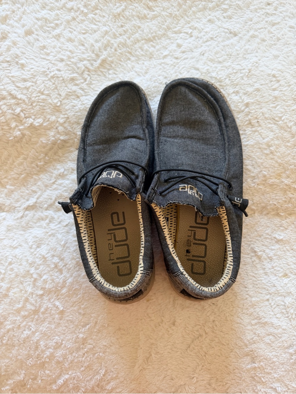 Hey Dude Gray Slip-On Loafers